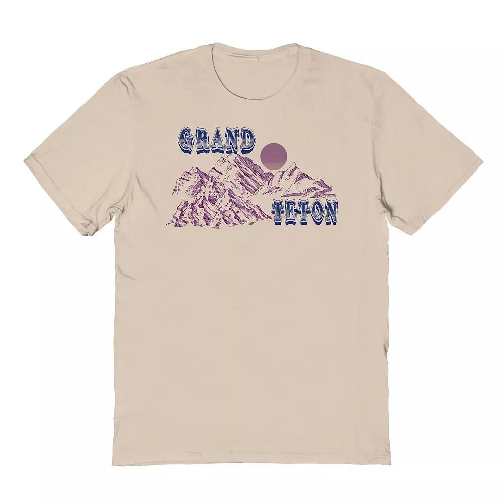 Men's Country Parks Grand Teton Graphic Tee, Size: Small, Brown Product Image