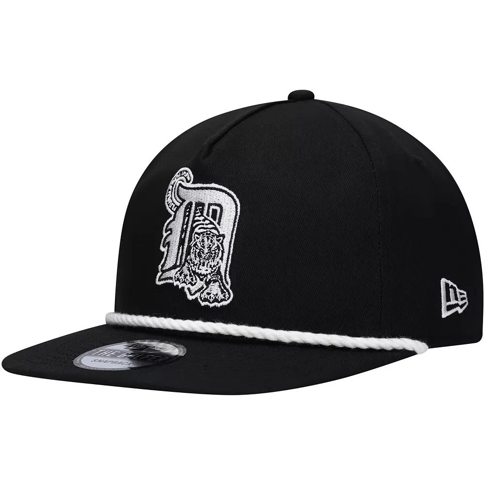 Men's New Era Black Detroit Tigers Golfer Snapback Hat Product Image