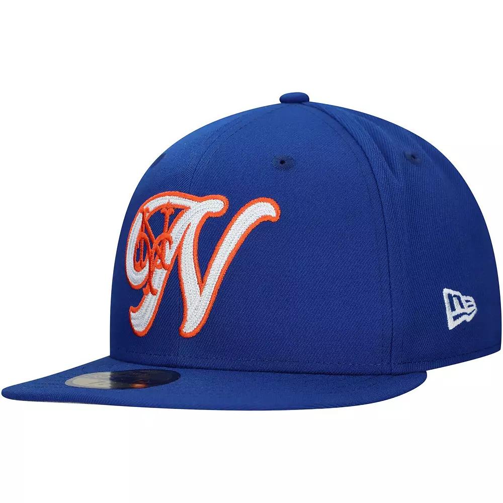 Men's New Era Royal New York Mets Duo Logo 2.0 59FIFTY Fitted Hat,  Product Image