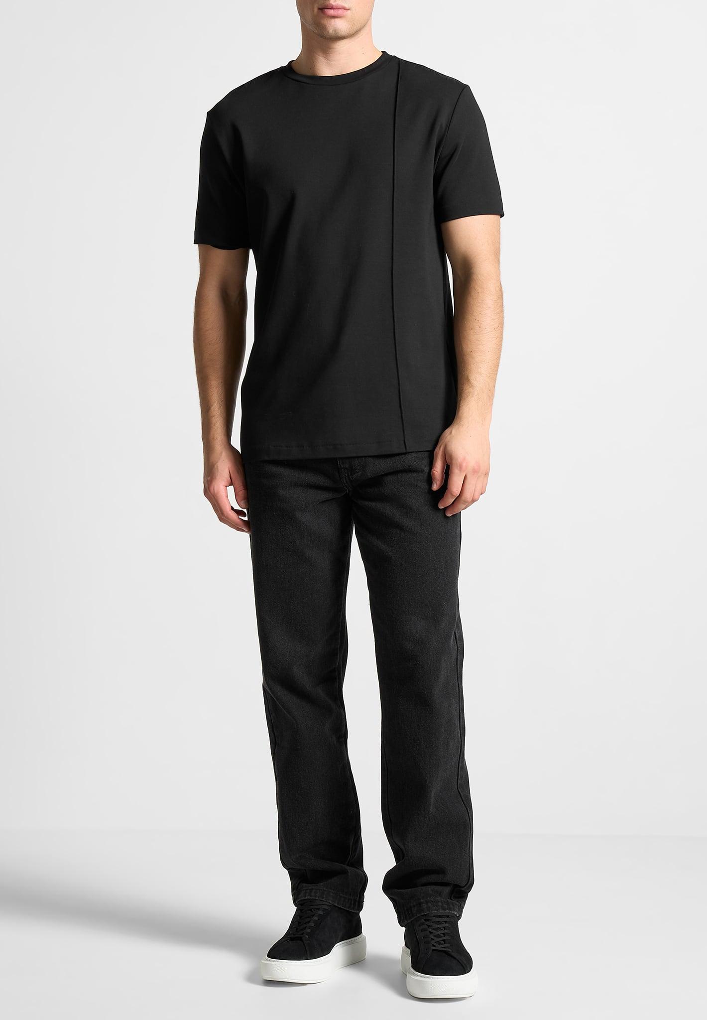 Relaxed Fit Jean - Washed Black Male Product Image