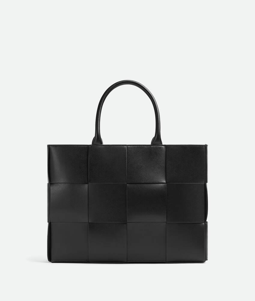 Men's Small East-West Arco Tote in Black Product Image