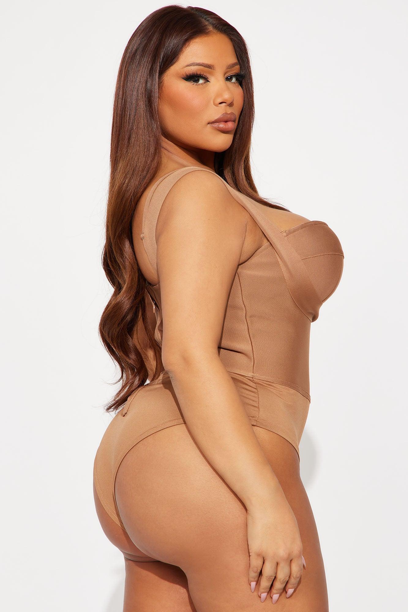 My Revenge Bandage Bodysuit - Mocha Female Product Image