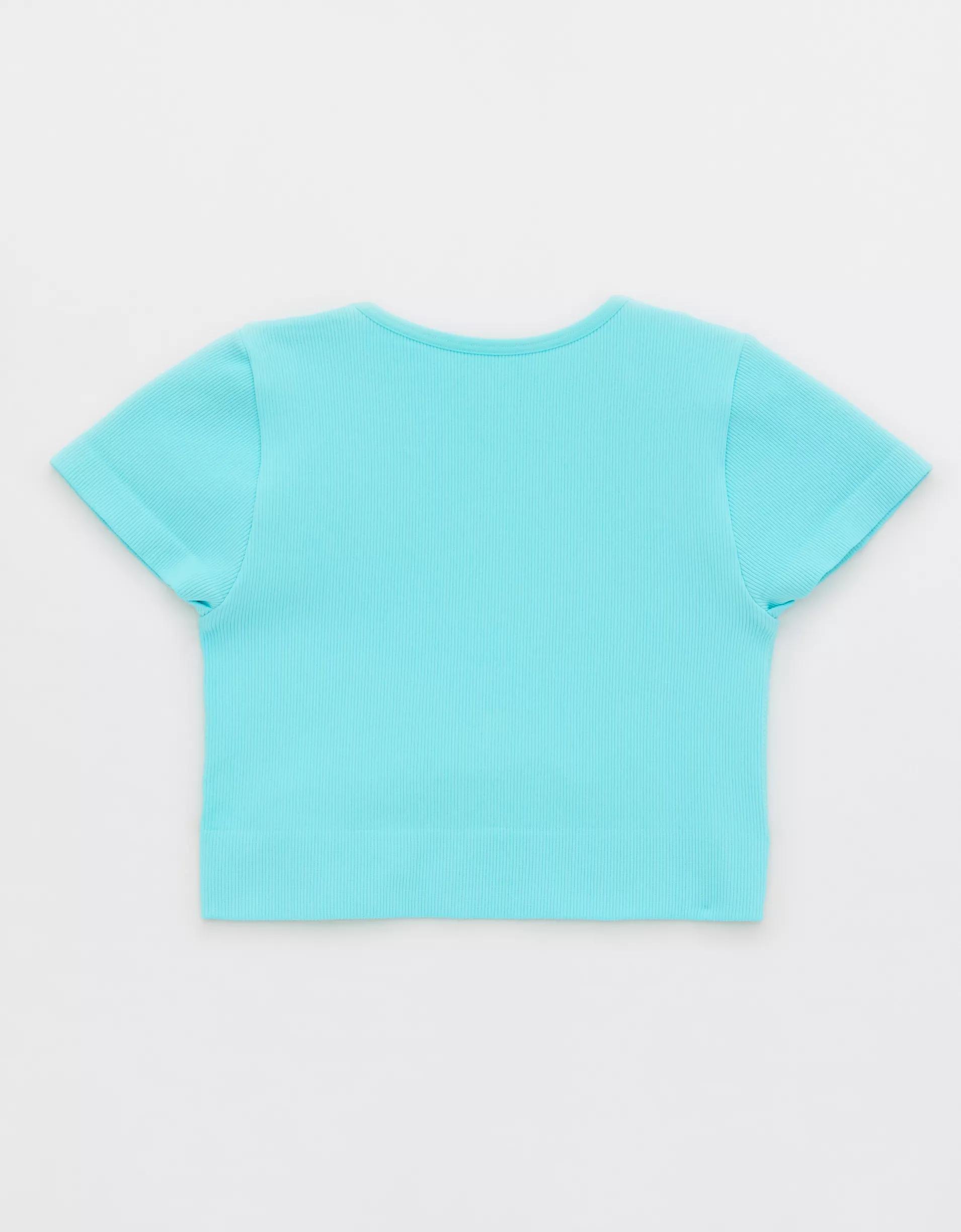 Superchill Seamless Ring Cap Sleeve Bra Top Product Image