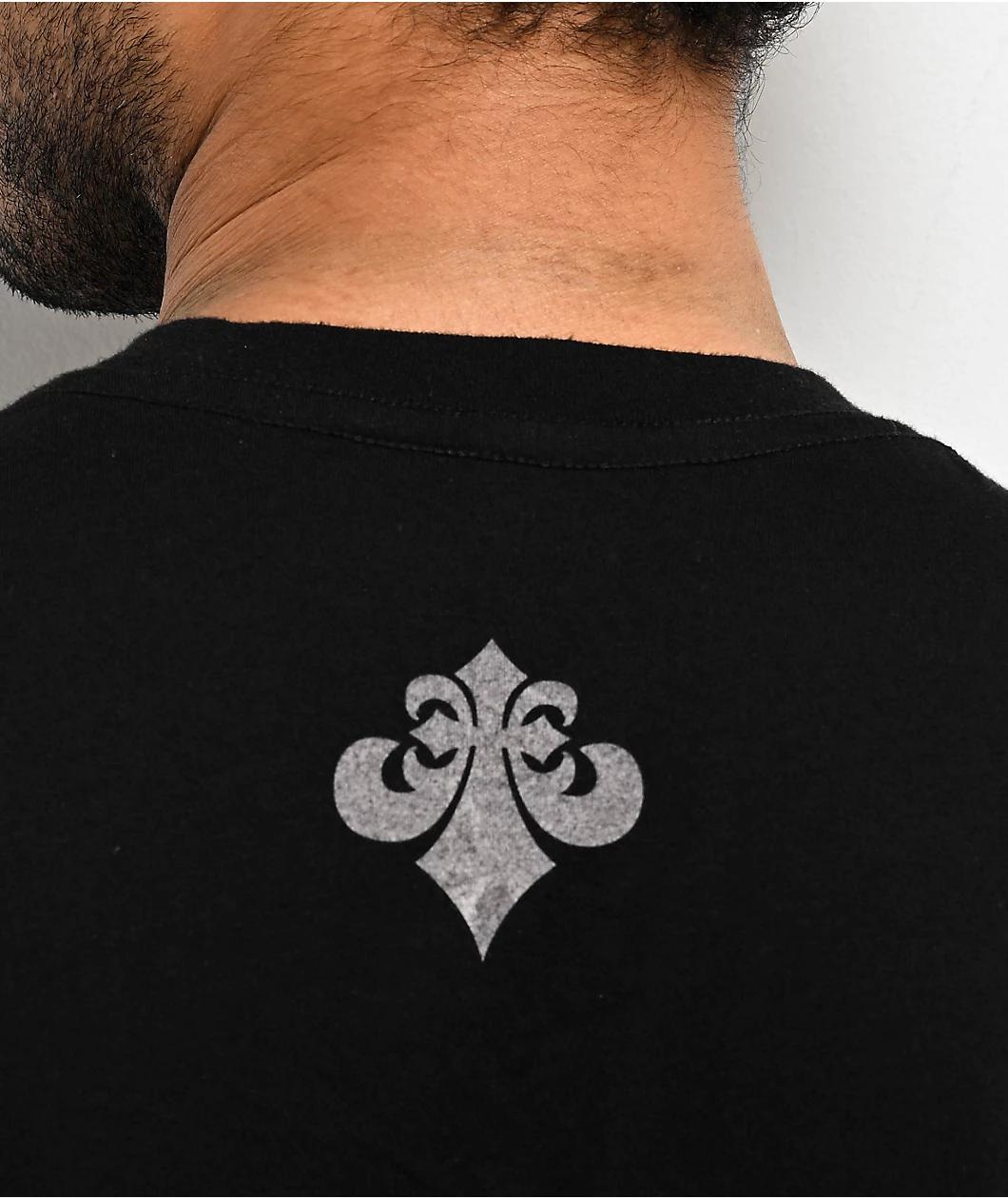 Affliction Haunted Passage Reflective Black T-Shirt Product Image