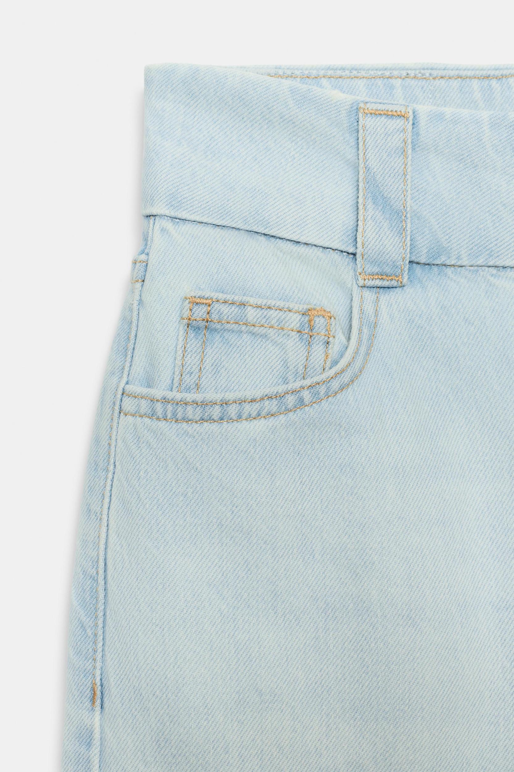 Z1975 HIGH WAIST WIDE WAIST STRAIGHT JEANS Product Image