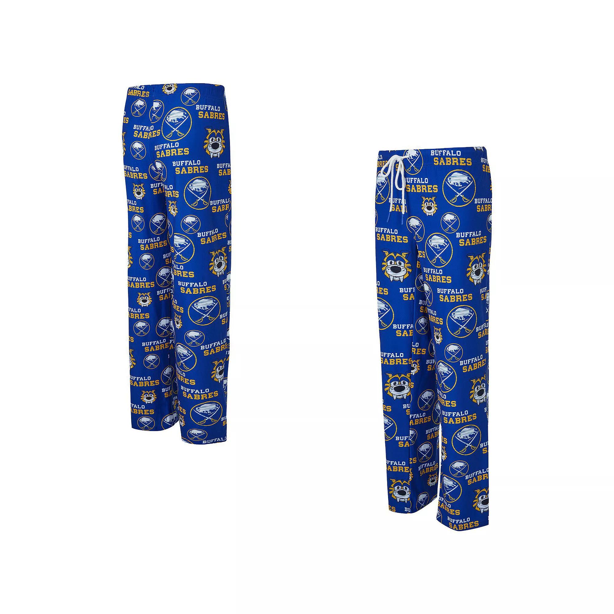 Women's Concepts Sport Royal Buffalo Sabres Zest Allover Print Knit Pants,  Product Image