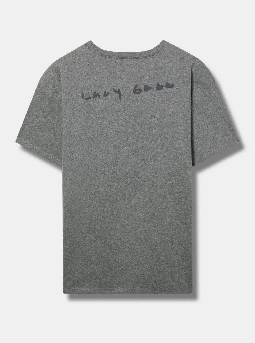 Lady Gaga Relaxed Cotton Crew Studded Tee Product Image