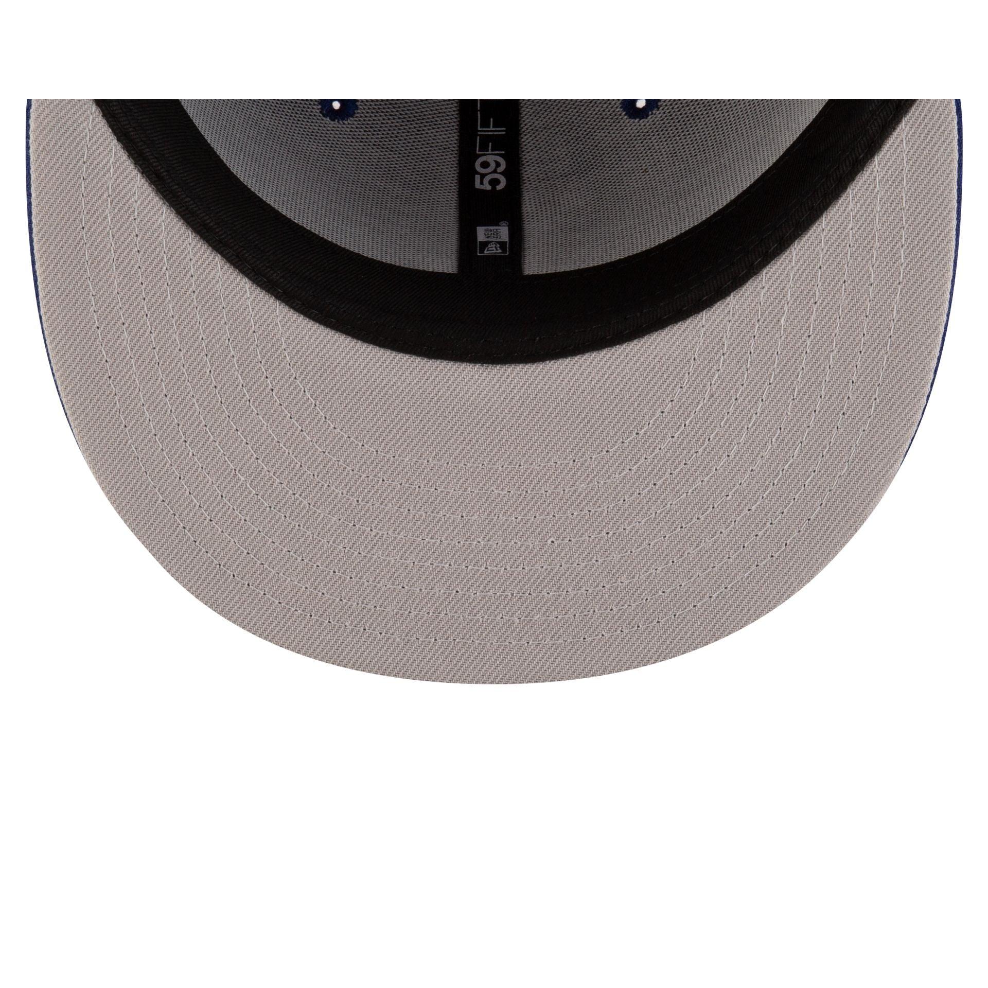 Los Angeles Dodgers 2024 World Series Champions Dark Royal 59FIFTY Fitted Hat Male Product Image