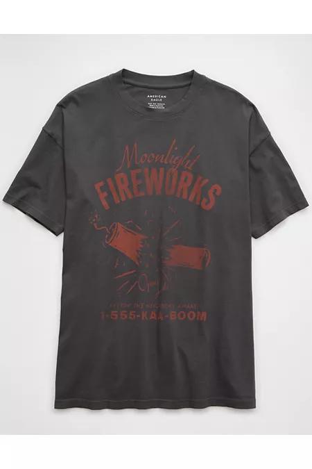 AE Oversized Americana Graphic T-Shirt Womens Product Image