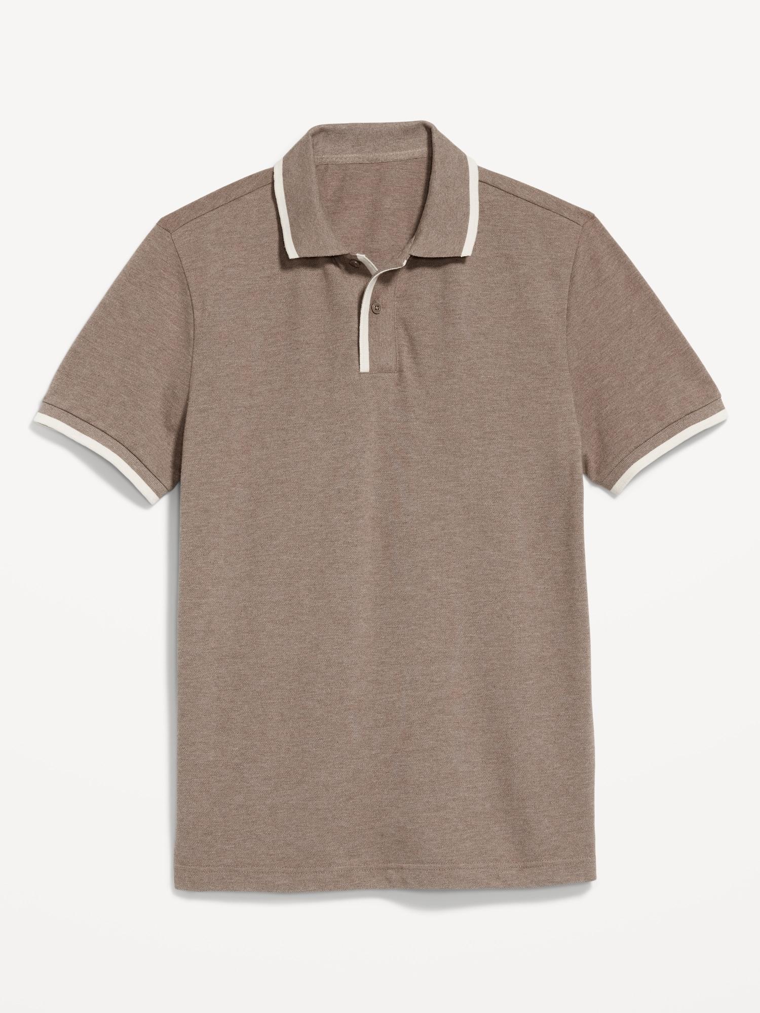 Mens Basic Custom Slim-Fit Mesh Polo Shirt Product Image
