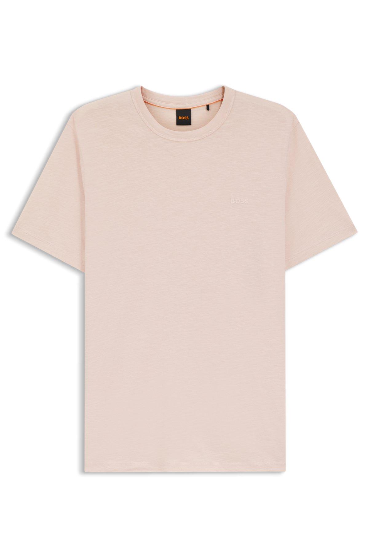 Cotton jersey T-shirt with logo detail Product Image