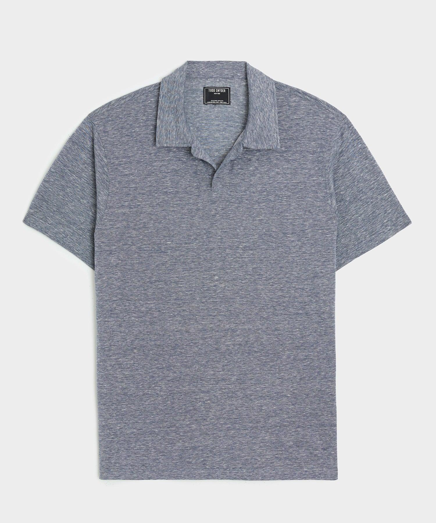 Cotton-Linen Pique Montauk Polo Product Image