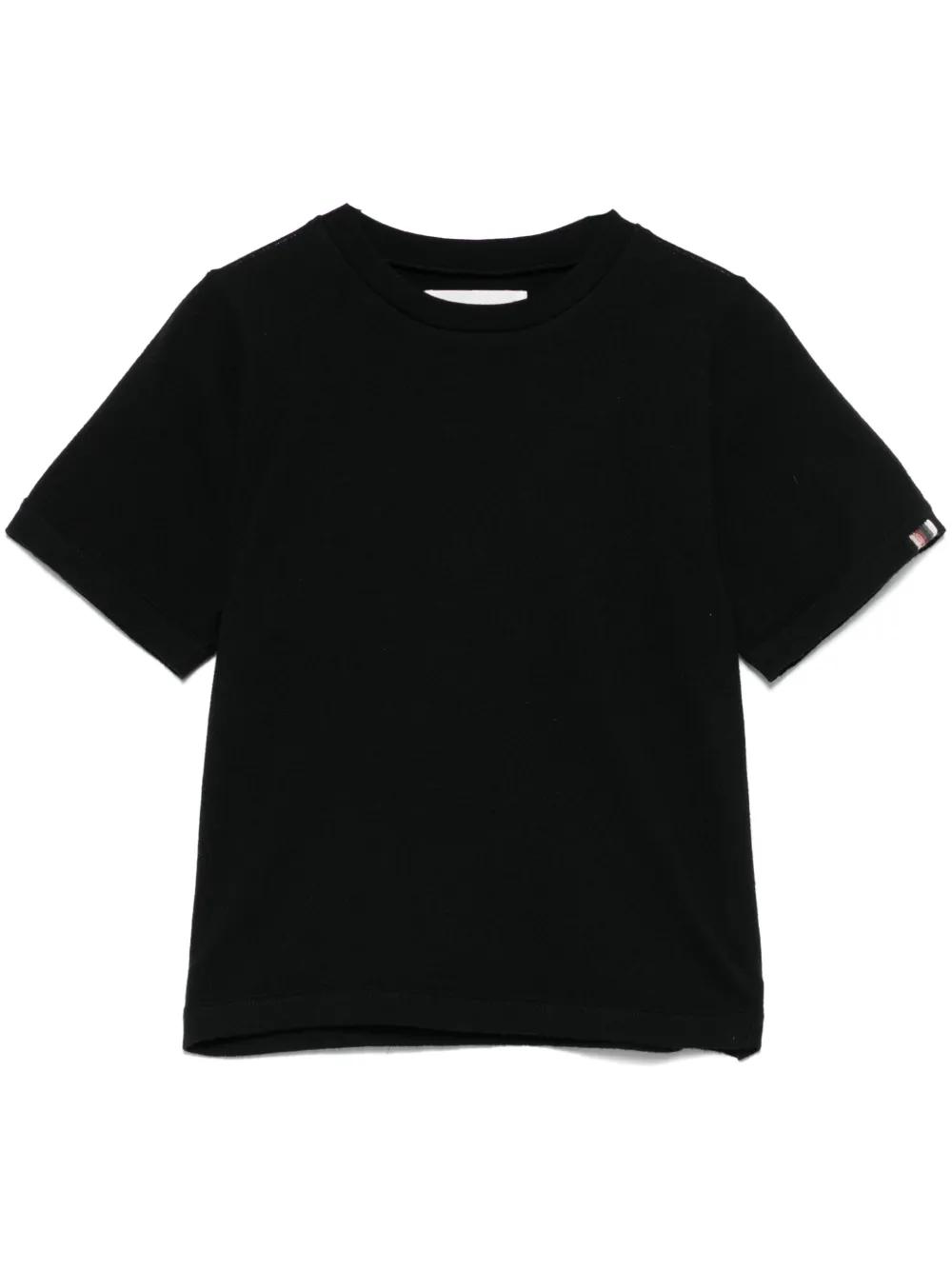EXTREME CASHMERE N°414 Nick Wool And Cashmere T-shirt In Black Product Image