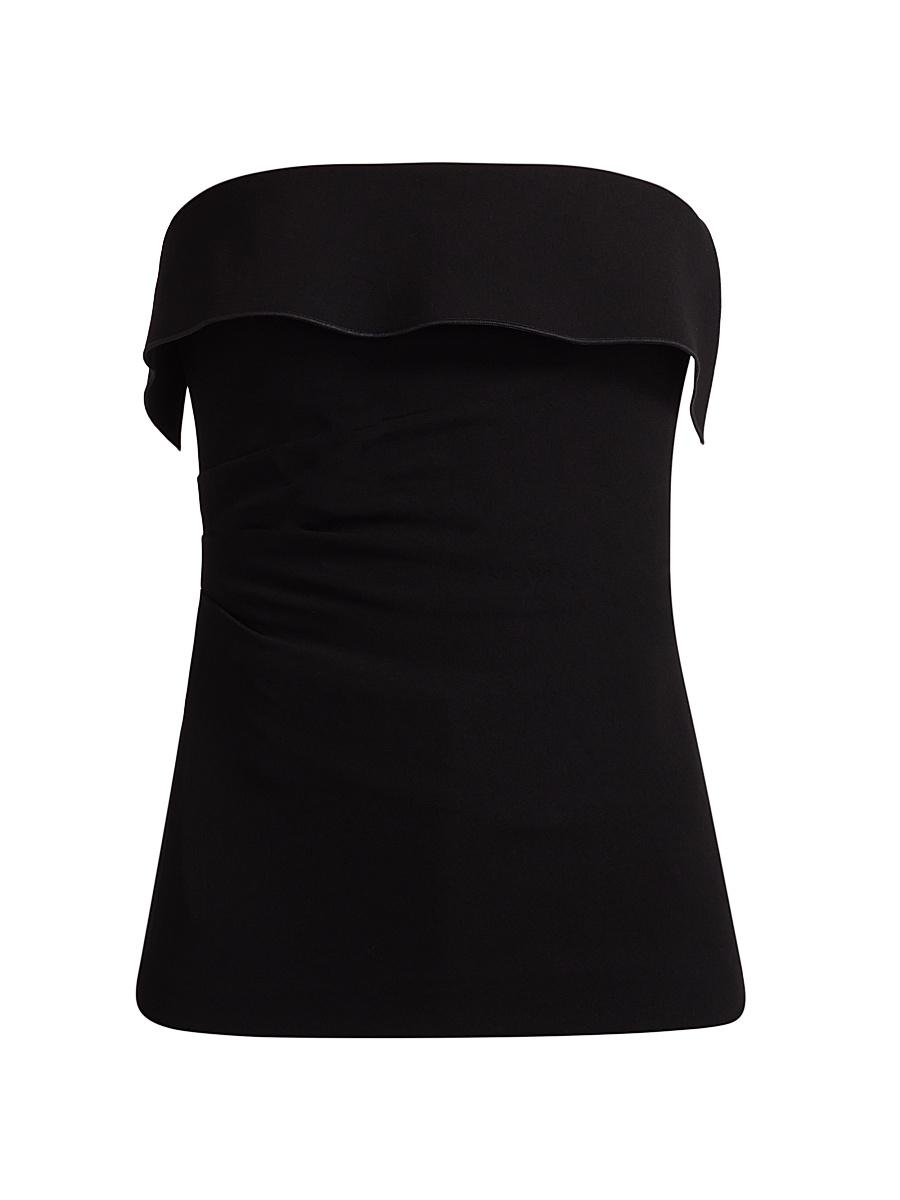 Womens Felicity Crpe Ruched Top Product Image