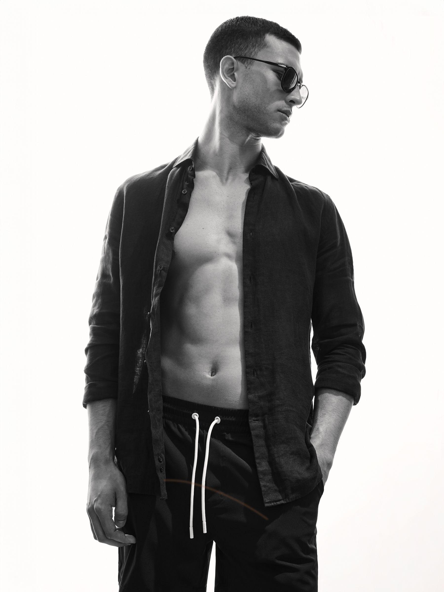 Plain Drawstring Waist Swim Shorts in Navy Product Image