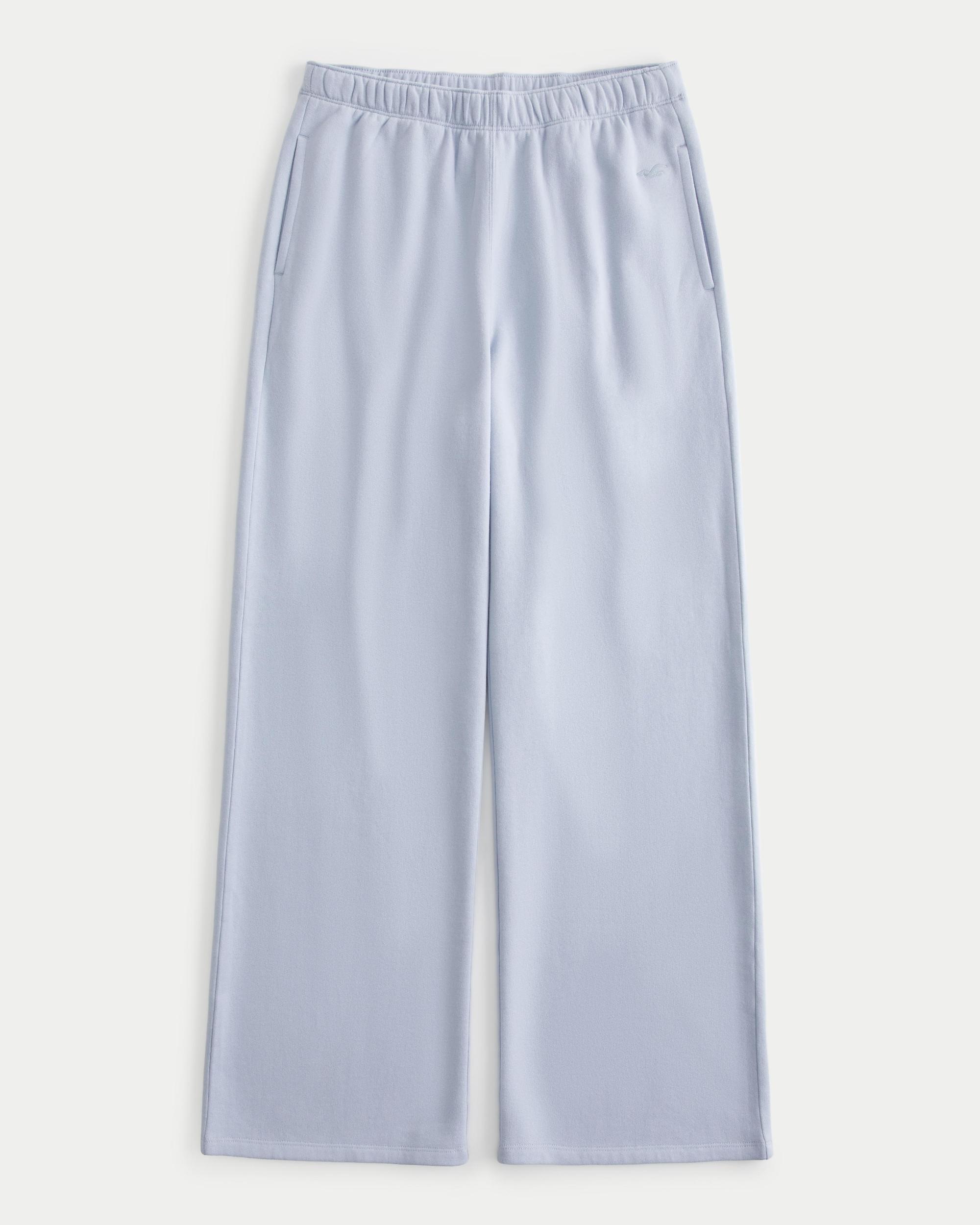 Hollister Feel Good Fleece Wide-Leg Pants Product Image