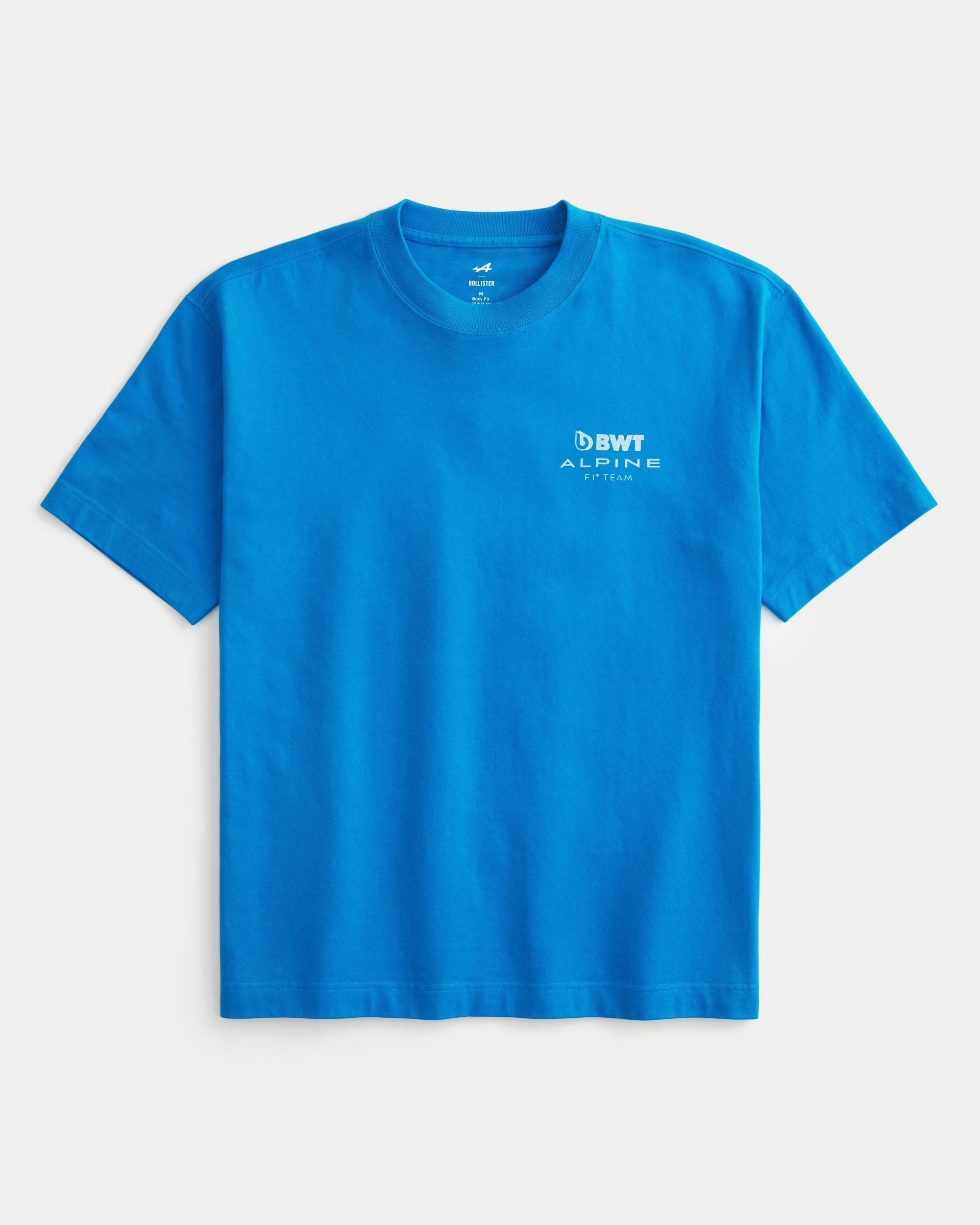 Boxy Heavyweight BWT Alpine F1 Team Graphic Tee Product Image