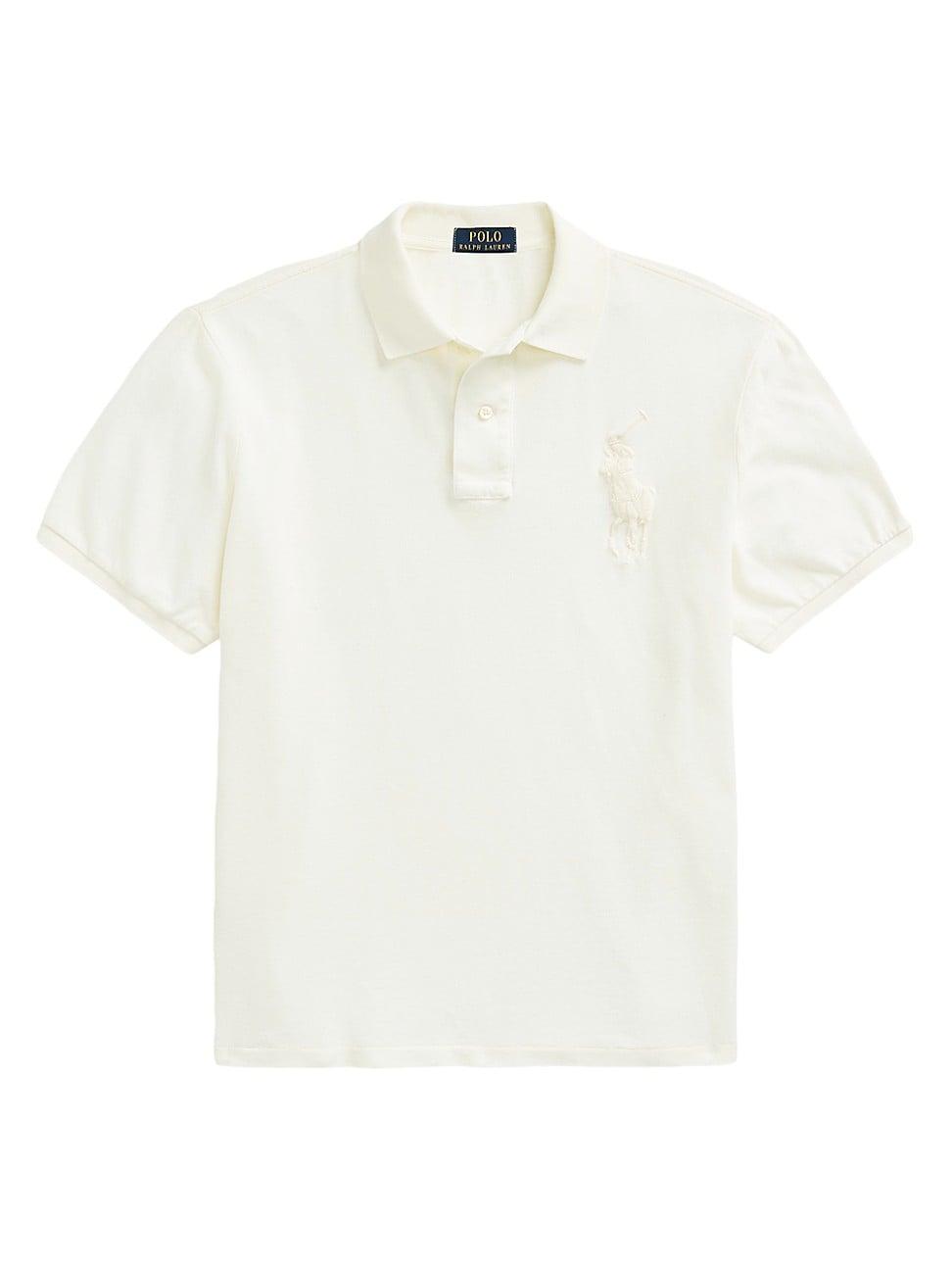 Mens Polo Bear Cotton-Blend Polo Shirt Product Image