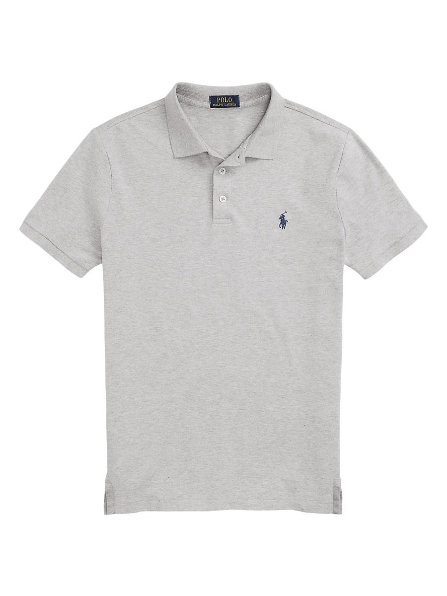 Mens Stretch Cotton-Blend Polo Shirt Product Image
