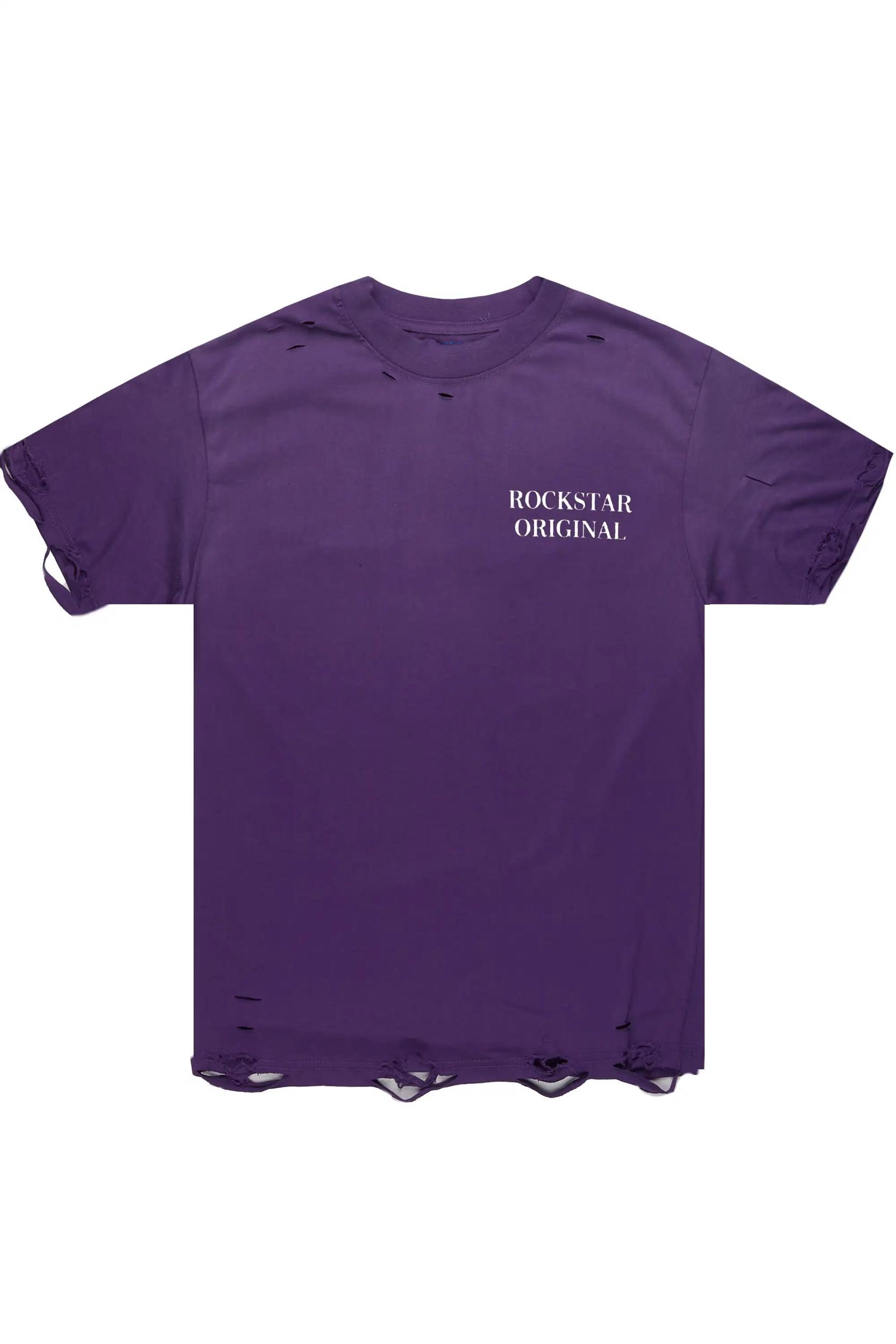 Nyokia Purple Oversized T-Shirt Female Product Image