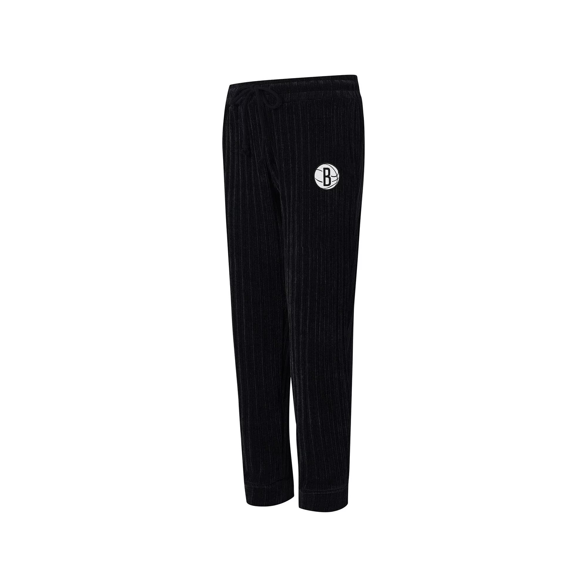 Women's College Concepts Black Chicago Bulls Linger Pants,  Product Image