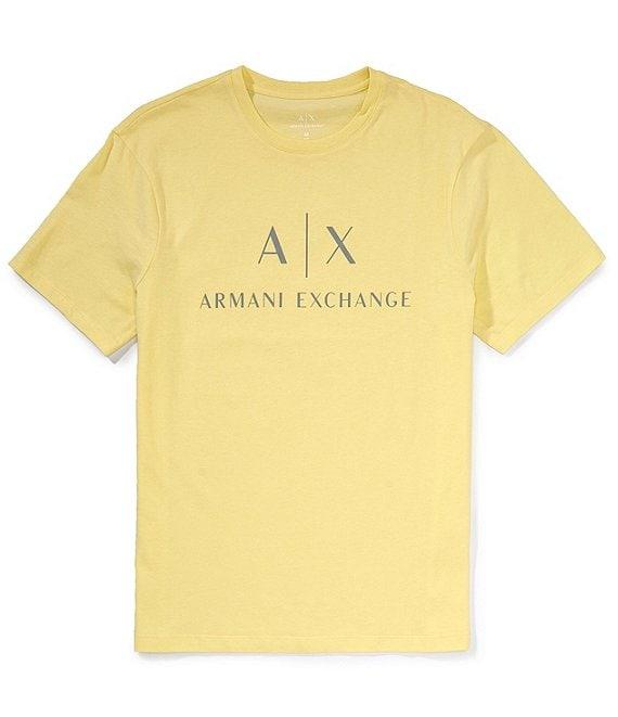 Armani Exchange Slim Fit AX Signature Logo Crew Neck Short Sleeve T-Shirt Product Image