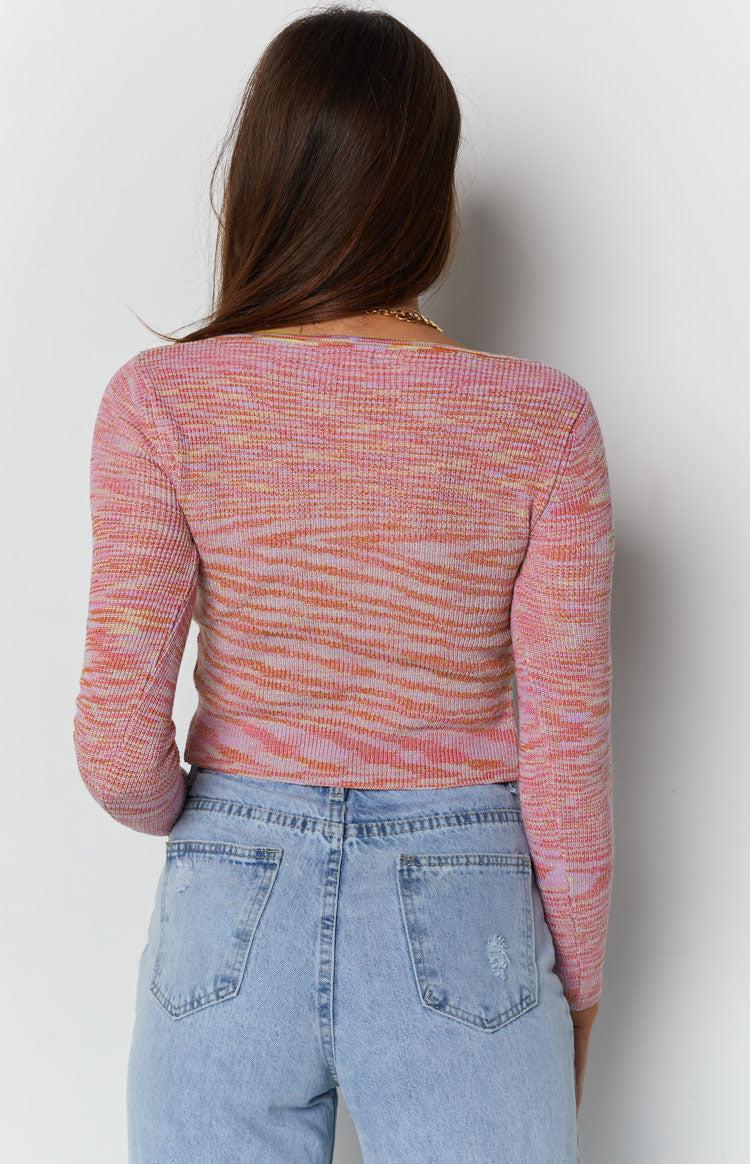 All The Feels Tie Top Pink Product Image