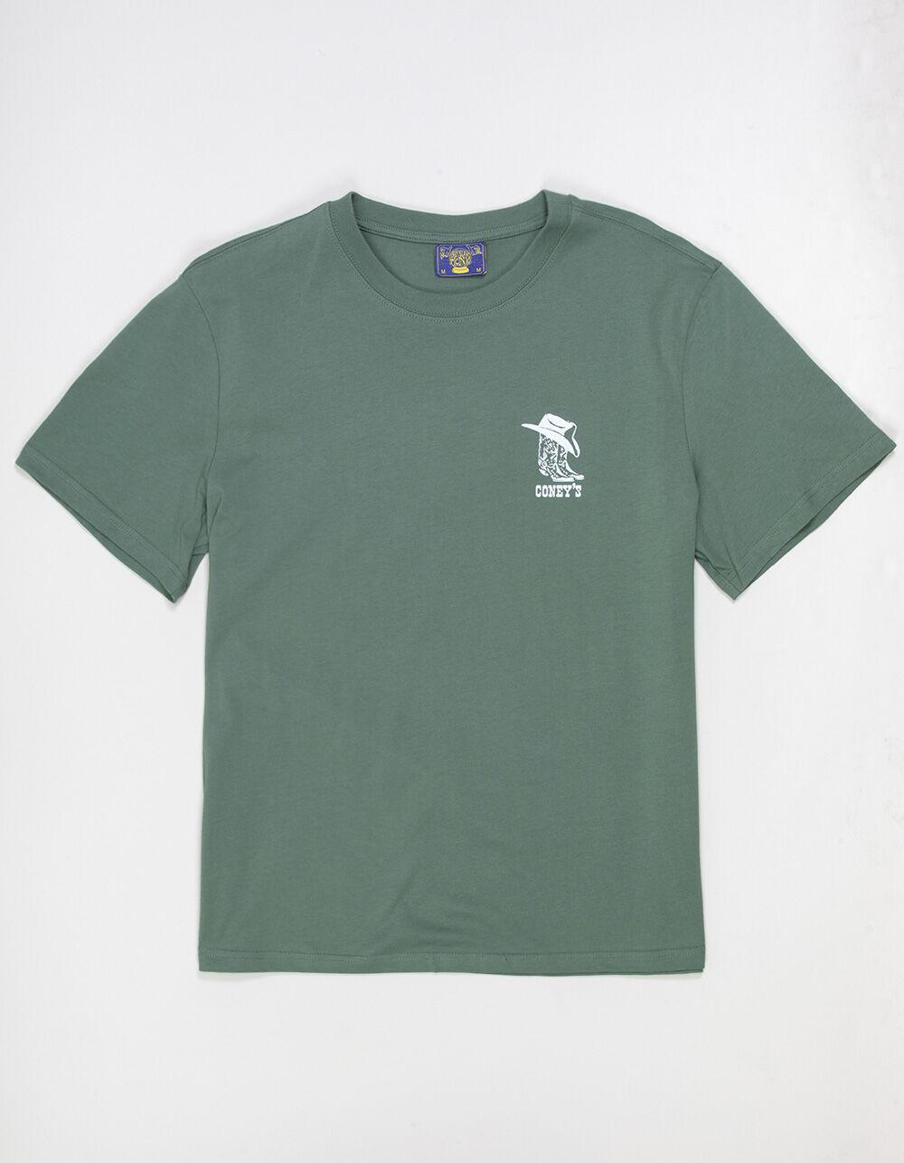 CONEY ISLAND PICNIC Coney's Bar Mens Tee - GREEN Product Image