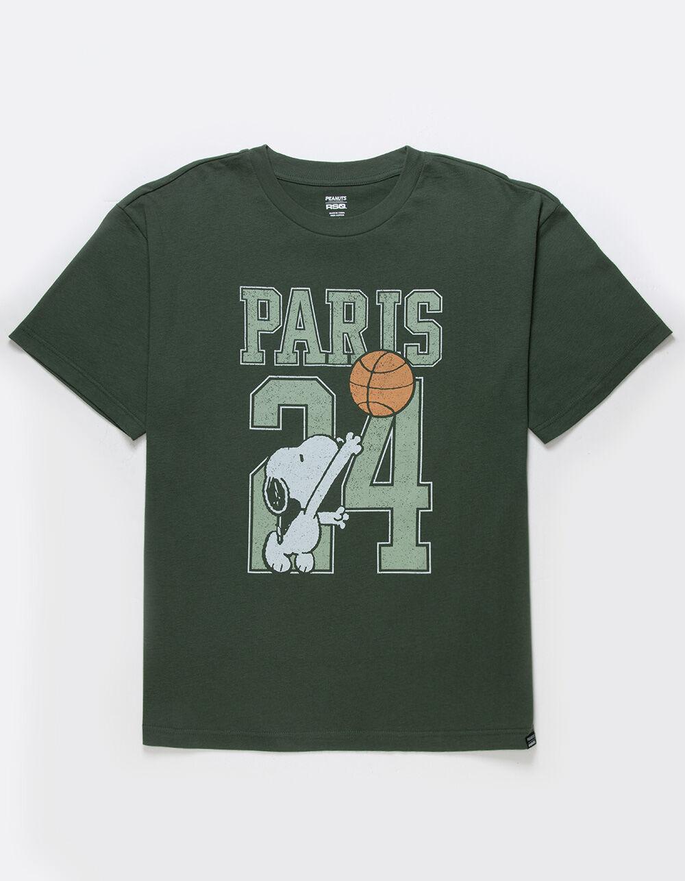 RSQ x Peanuts Basketball Mens Tee - GREEN Product Image