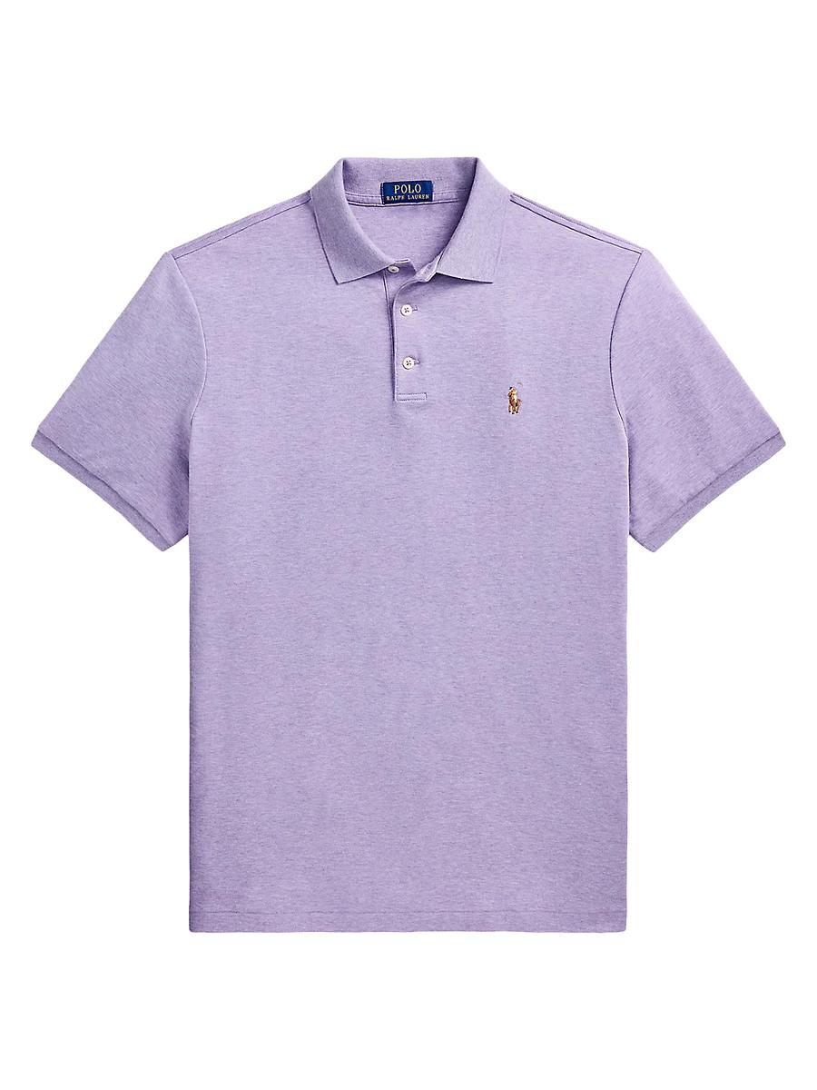 Mens Cotton Slim-Fit Polo Shirt Product Image