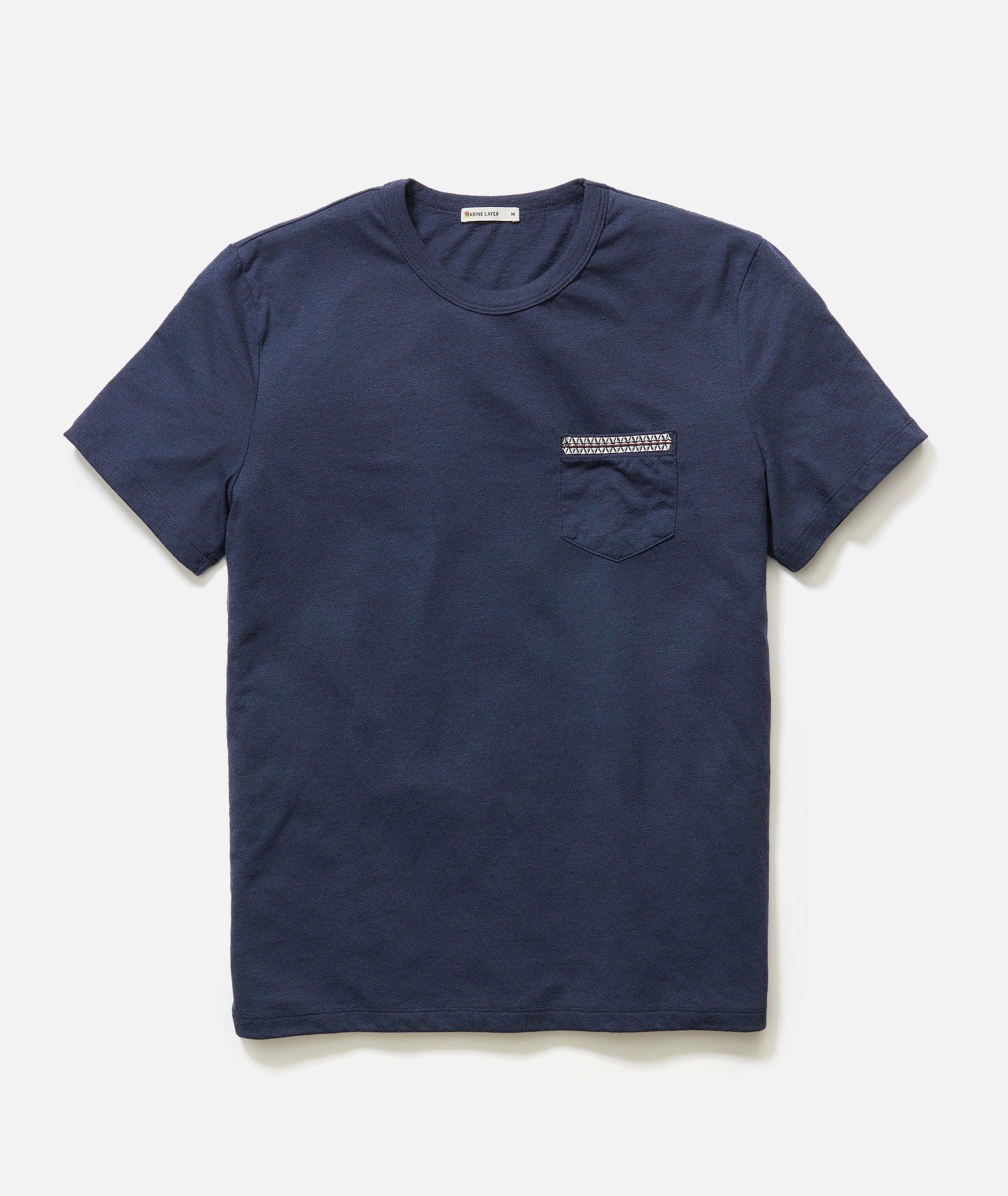 Signature Printed Pocket Tee Product Image