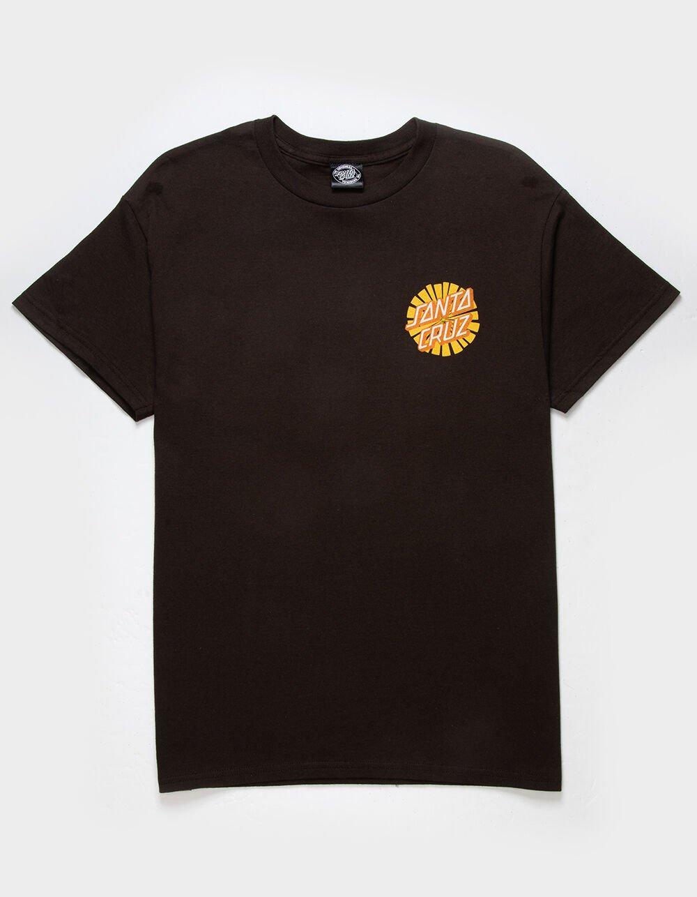 SANTA CRUZ Sunray Dot Mens Tee - BROWN Product Image