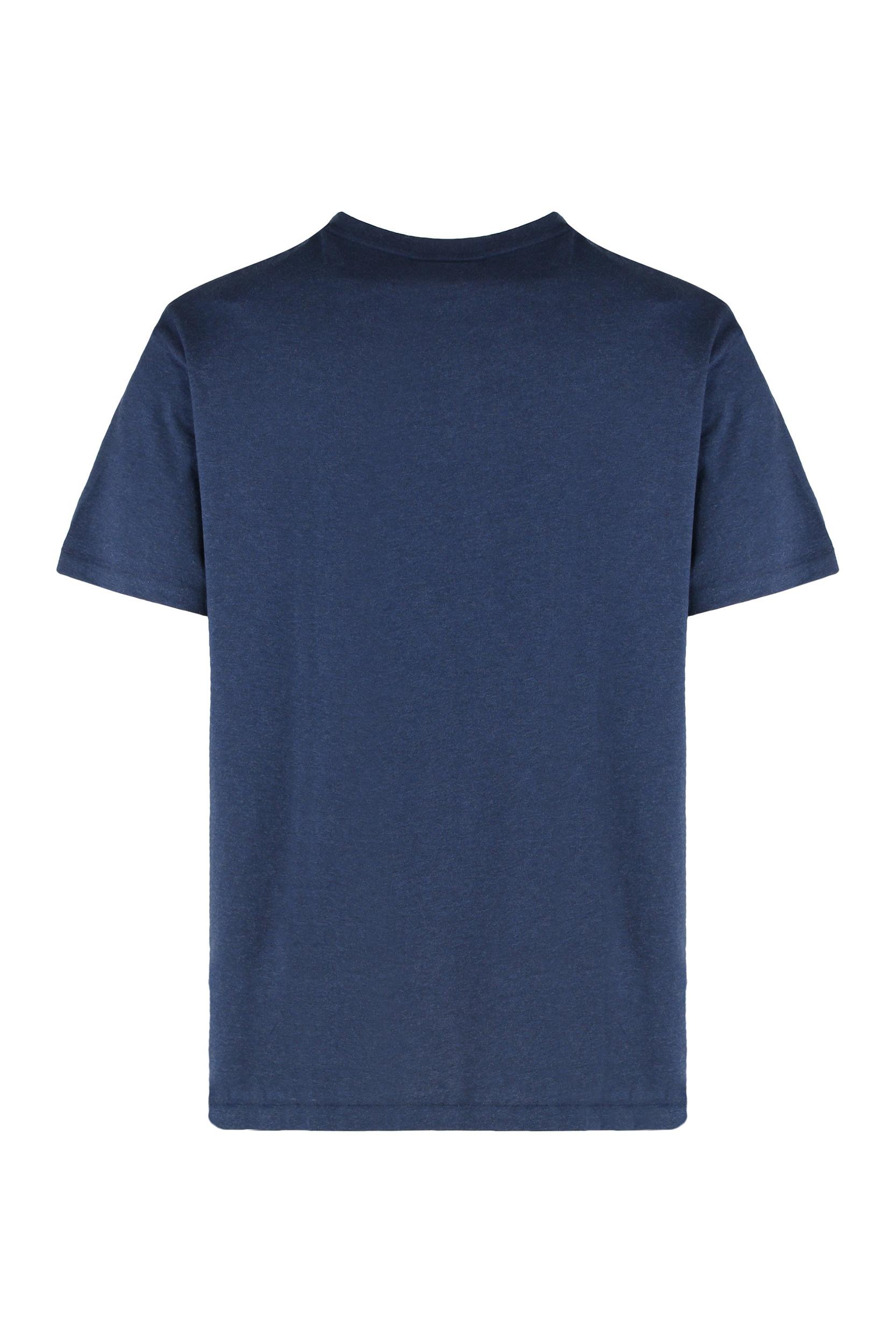 POLO RALPH LAUREN Slim-fit Logo-embroidered Cotton-jersey T-shirt In Navy Product Image