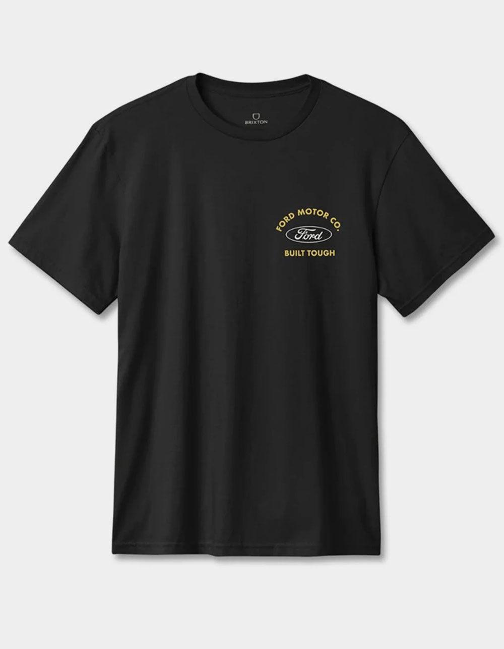 BRIXTON x Ford Built Tough Mens Tee - BLACK Product Image