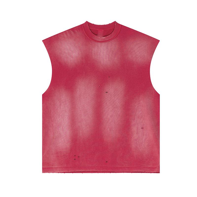 Vintage Distressed Tank Tops Sleeveless Shirts Product Image