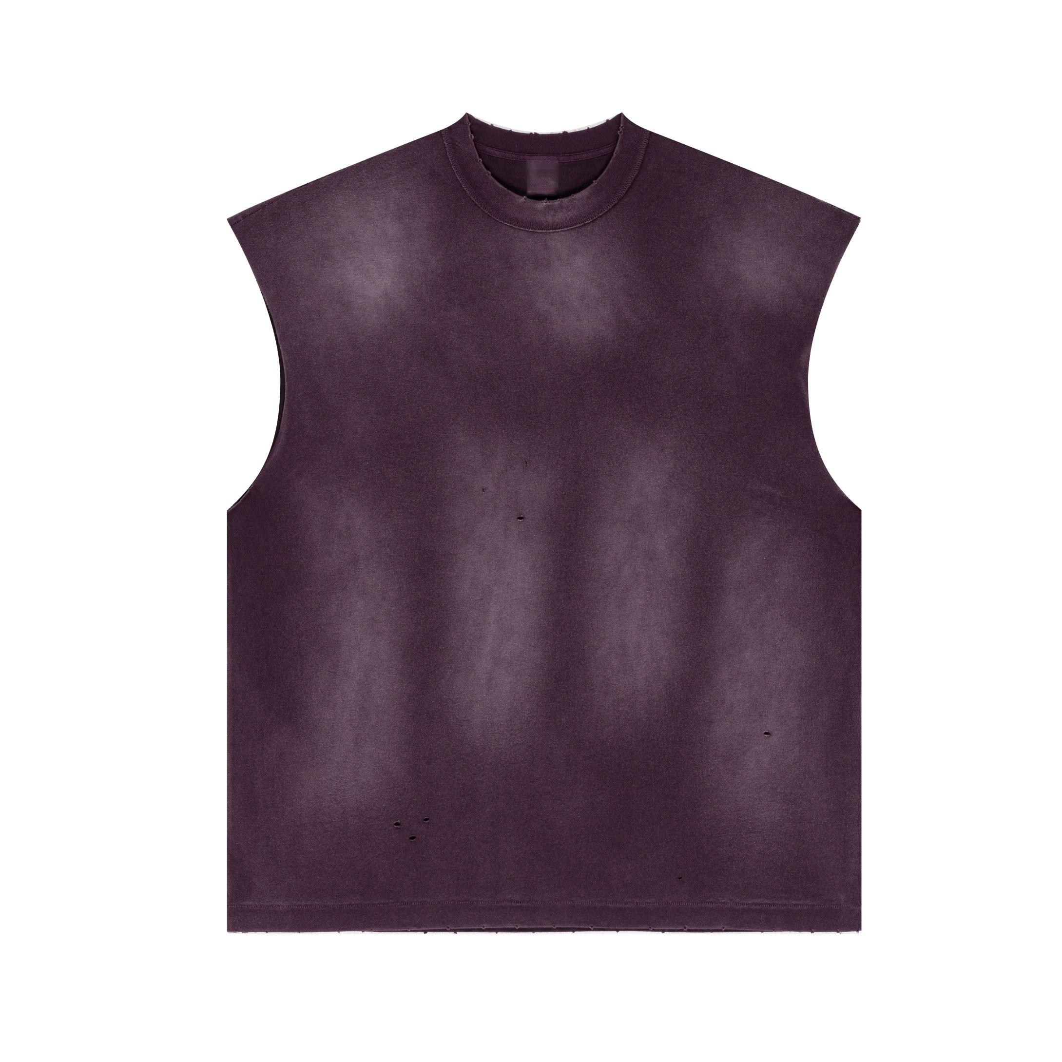 Vintage Distressed Tank Tops Sleeveless Shirts Product Image