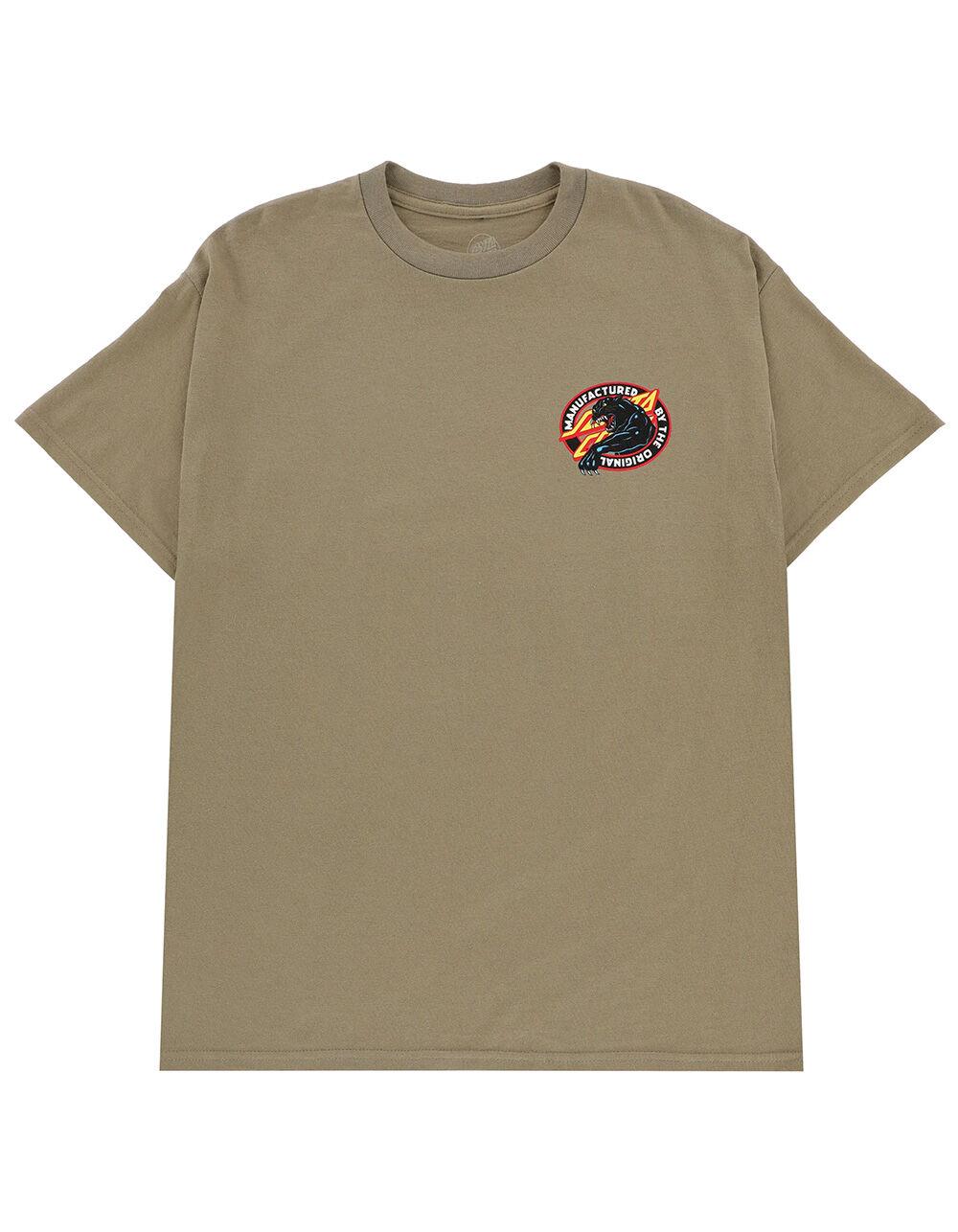 SANTA CRUZ Natas SC Panther Mens Tee - SAND Product Image