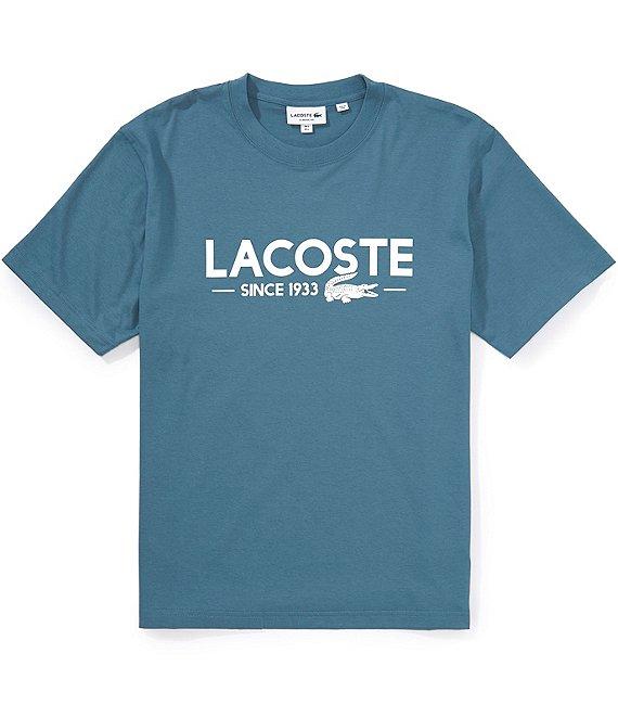 Lacoste Printed Graphic Short Sleeve T-Shirt Product Image