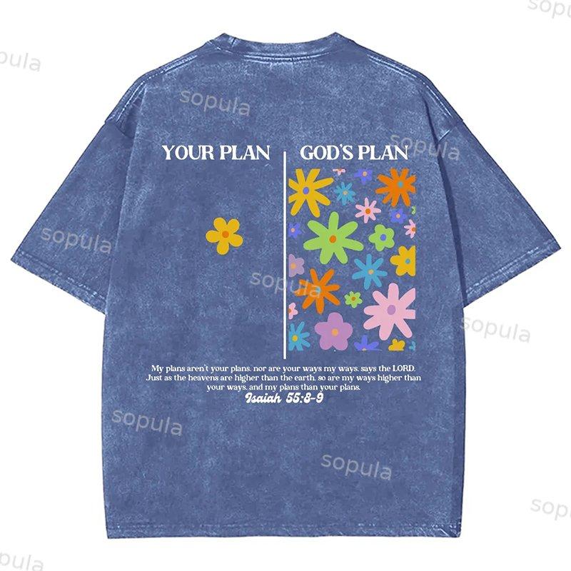 Sopula Clown Graphic Print Cotton Crop T-Shirt Product Image