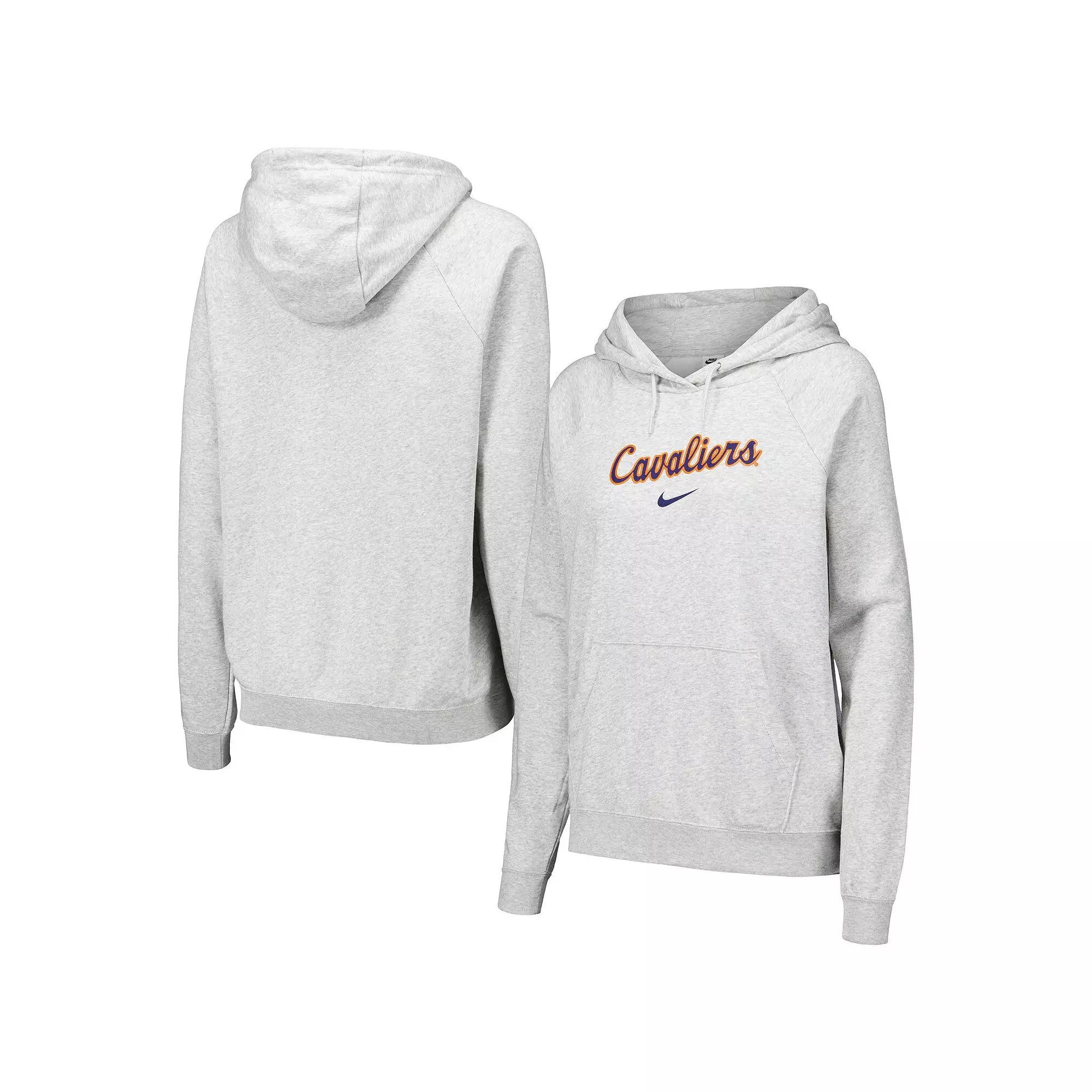 Women's Nike Gray Virginia Cavaliers Varsity Pullover Hoodie,  Product Image