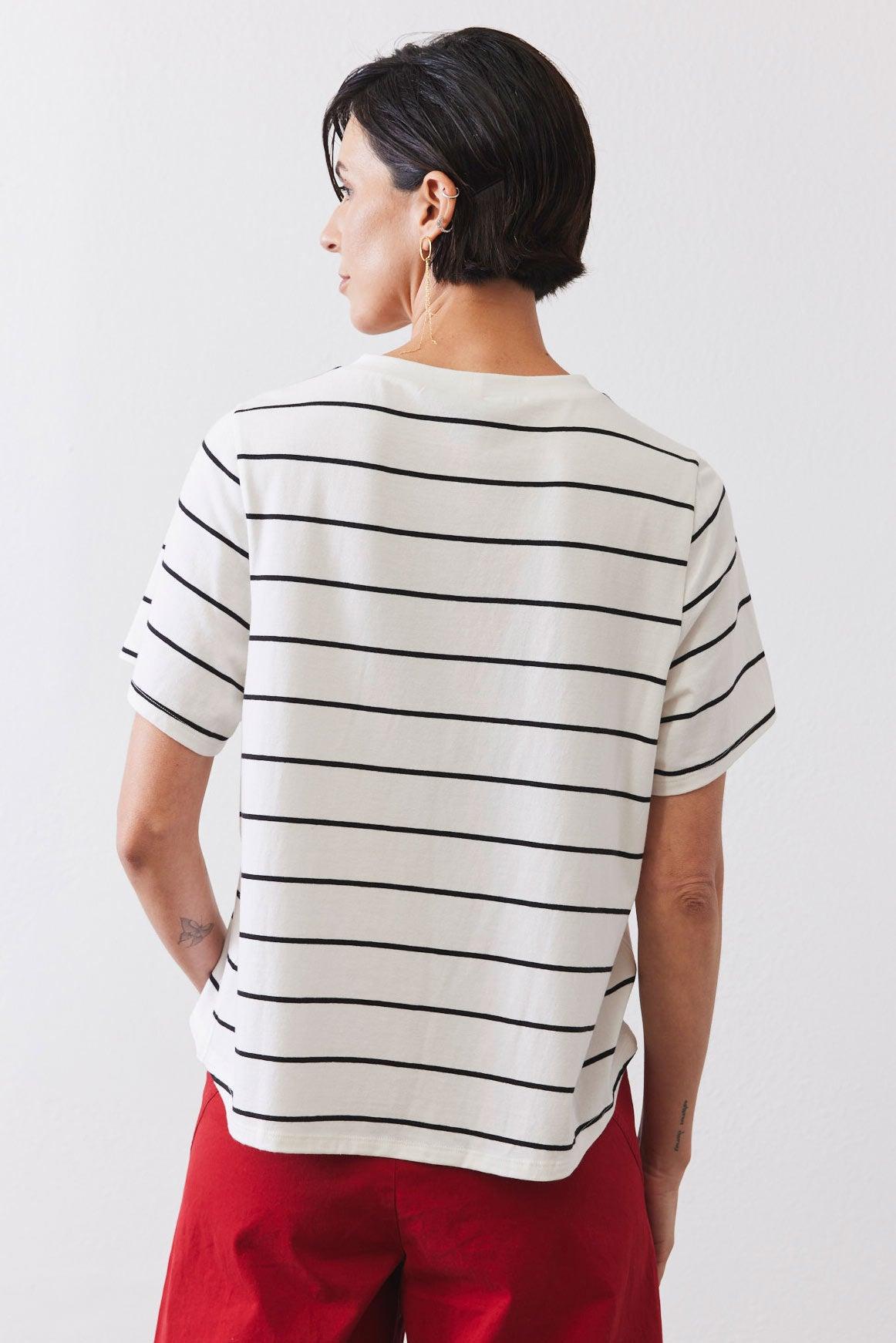 Relaxed Striped Lounge Top Product Image