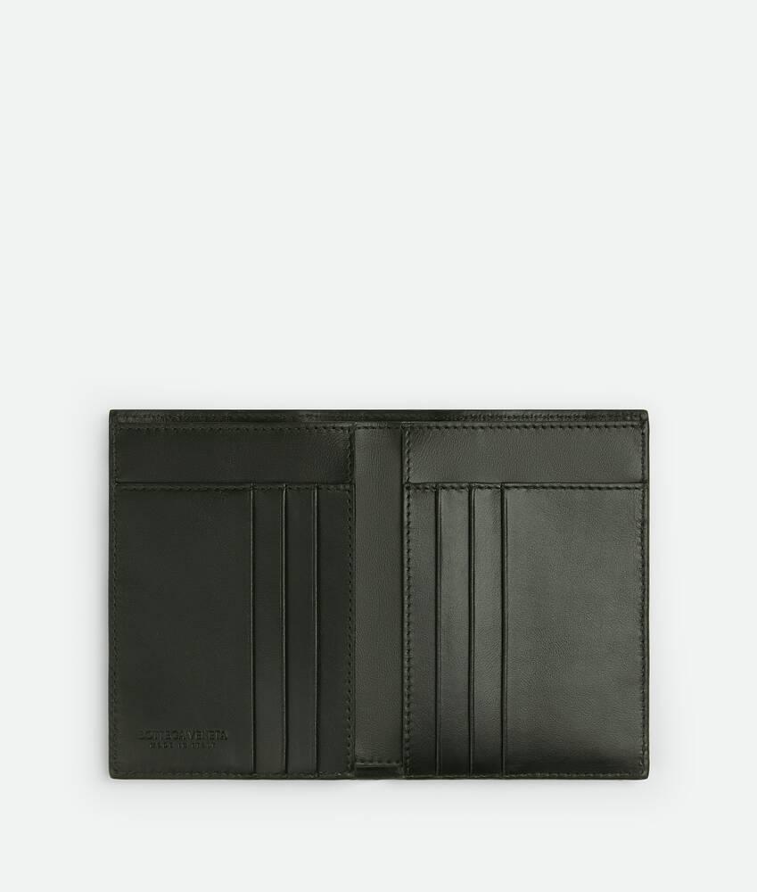 Men's Intrecciato Flap Wallet in Dark green Product Image