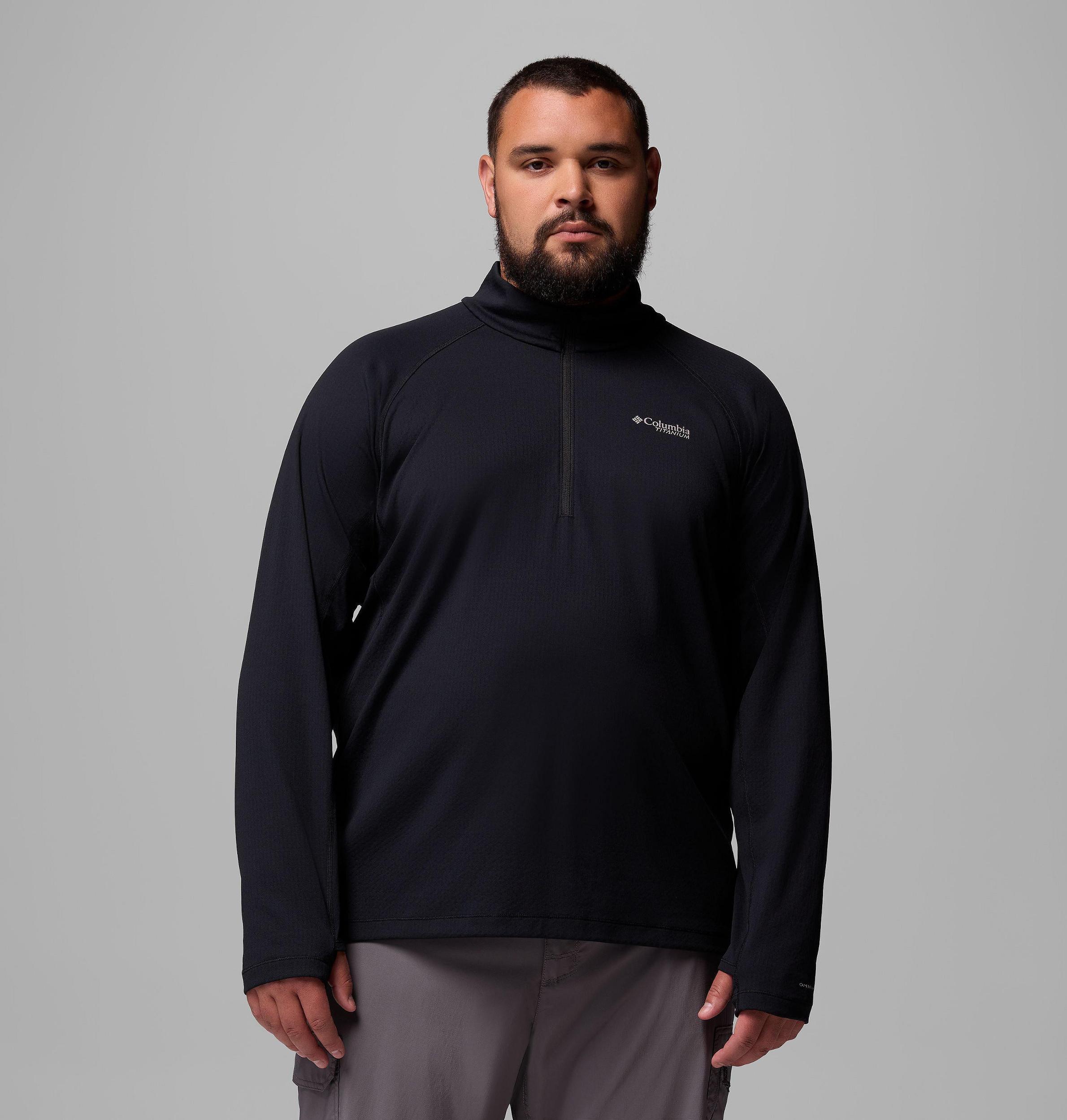 Columbia Mens DriVenture Half Zip Shirt - Big- Product Image