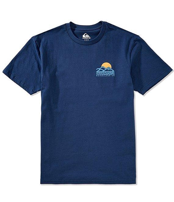 Quiksilver Blue Lines Short Sleeve T-Shirt Product Image