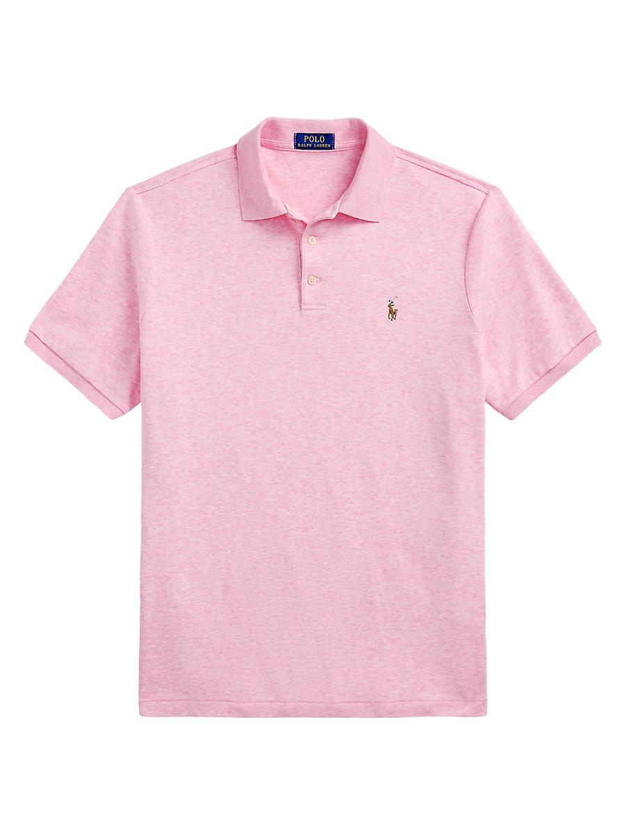 Mens Cotton Slim-Fit Polo Shirt Product Image