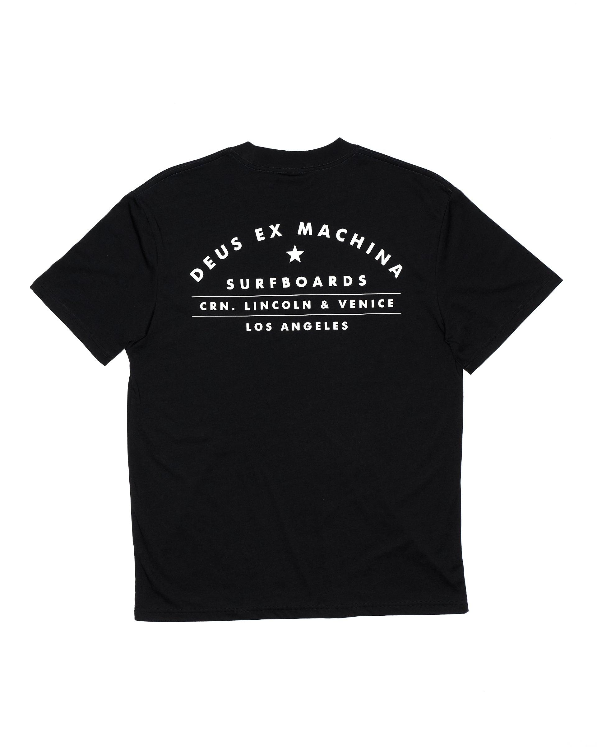Los Angeles Surf Address Tee - Black Product Image
