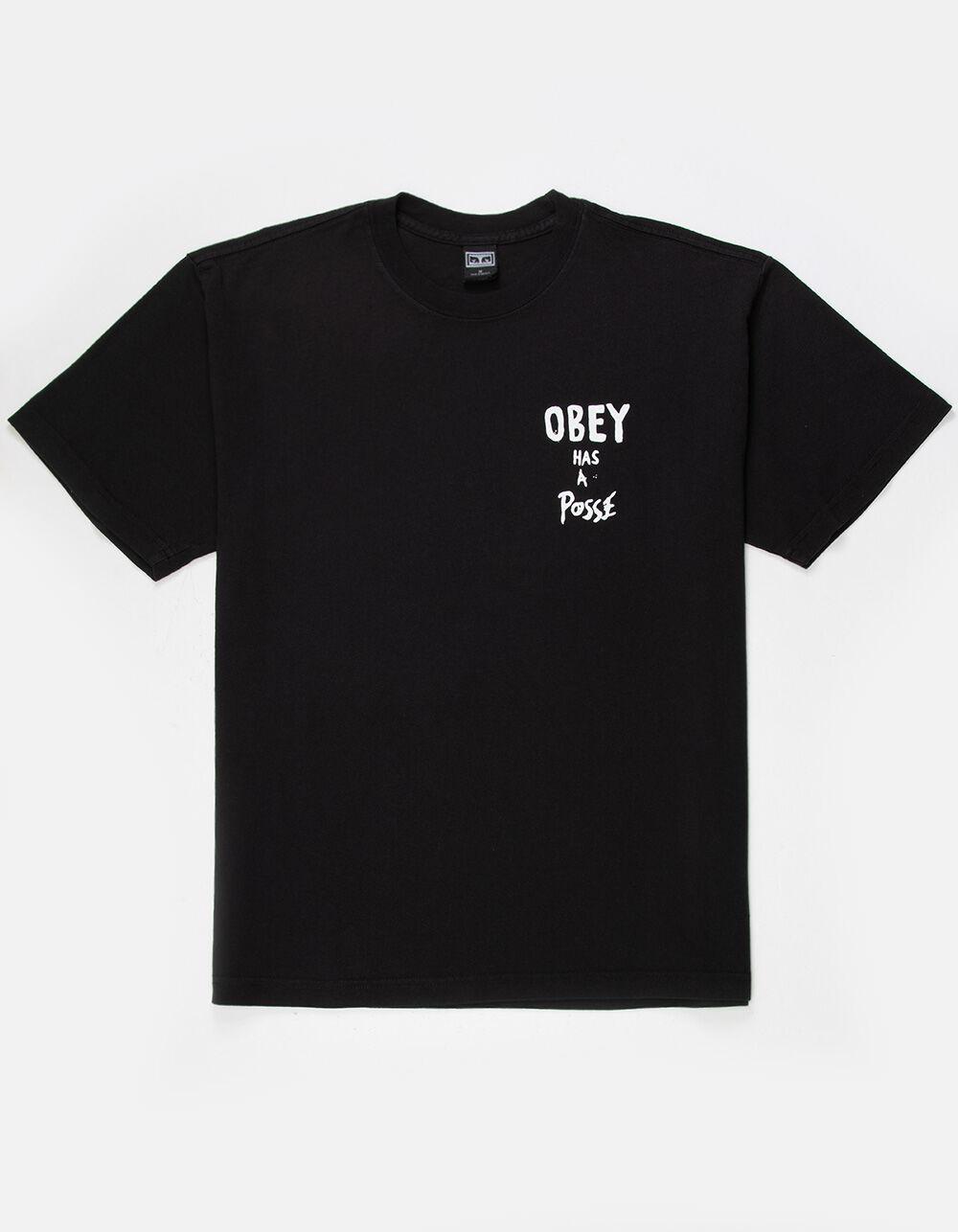 OBEY Has A Posse Mens Tee - BLACK Product Image