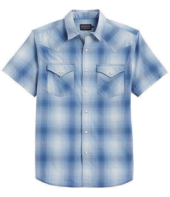 Pendleton Frontier Ombre Short Sleeve Woven Shirt Product Image