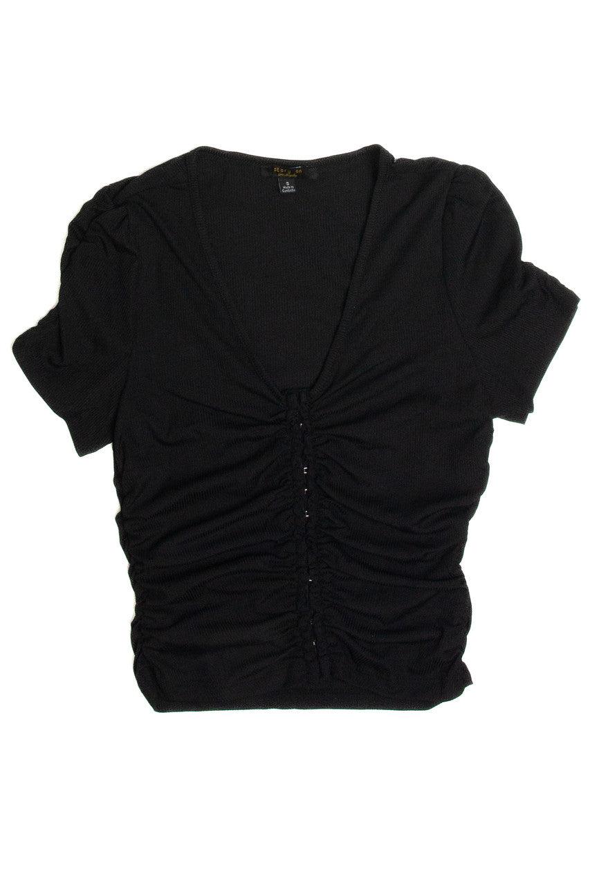 Hook and Eye Black Tee Product Image