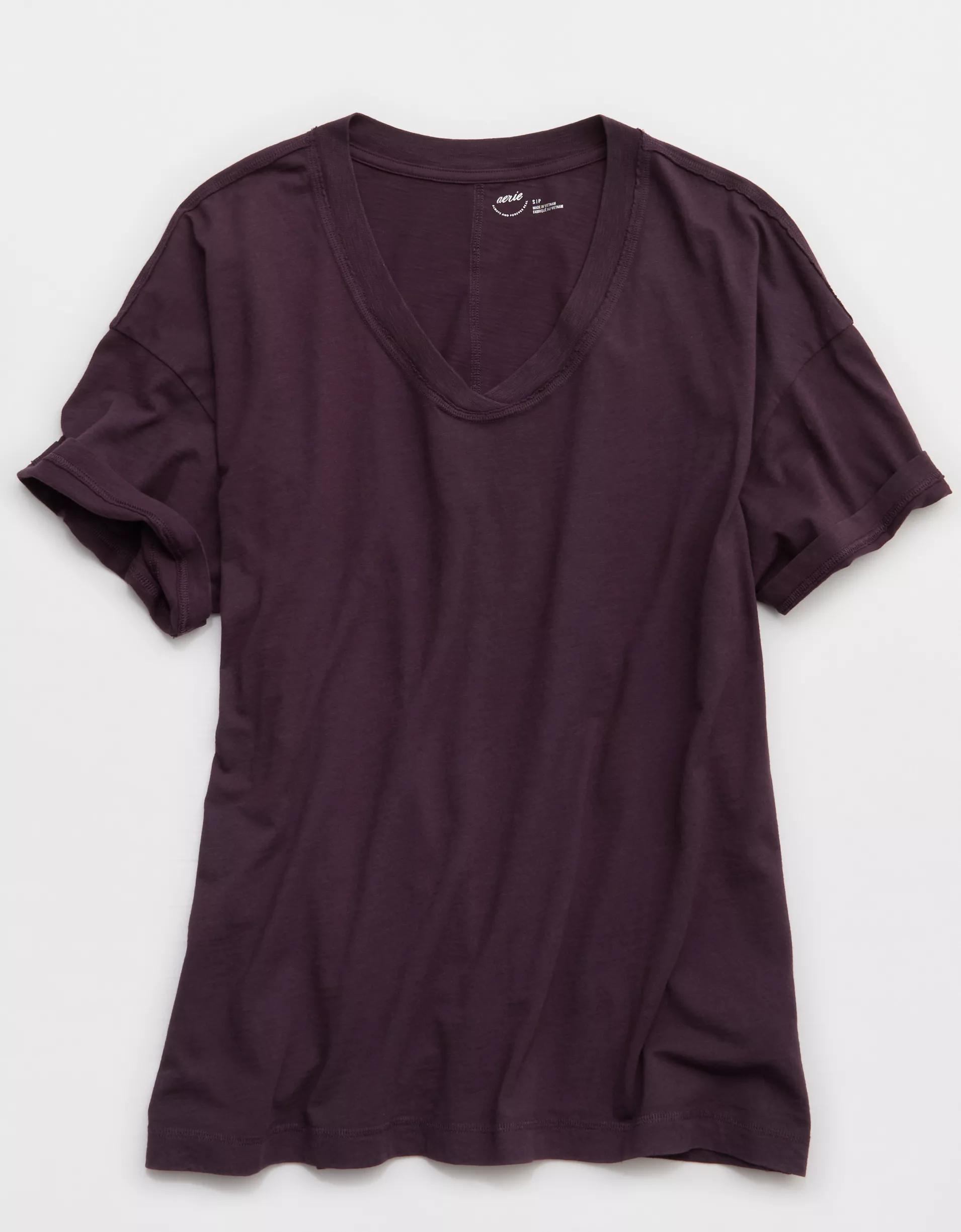 Aerie Voop Oversized Boyfriend T-Shirt Women's Product Image